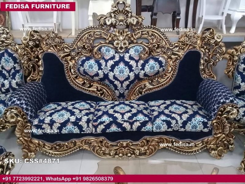 Designer Wooden Sofa Set L Shape Sofa Come Bed With Storage High