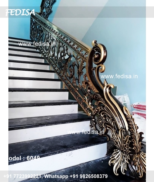 Luxury Classic Perforated Metal Stairs Steel Floating Stairs Steel Stairs For Home