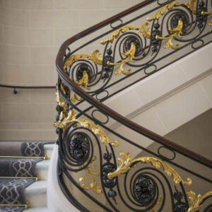 Luxury Classic Modern Stainless Steel Staircase Railing Steel Staircase Suppliers Metal Tube Stair Railing