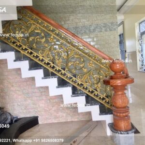 Luxury Classic Black Wood Stair Railing Wood Stairs And Railings Horizontal Wood Stair Railing