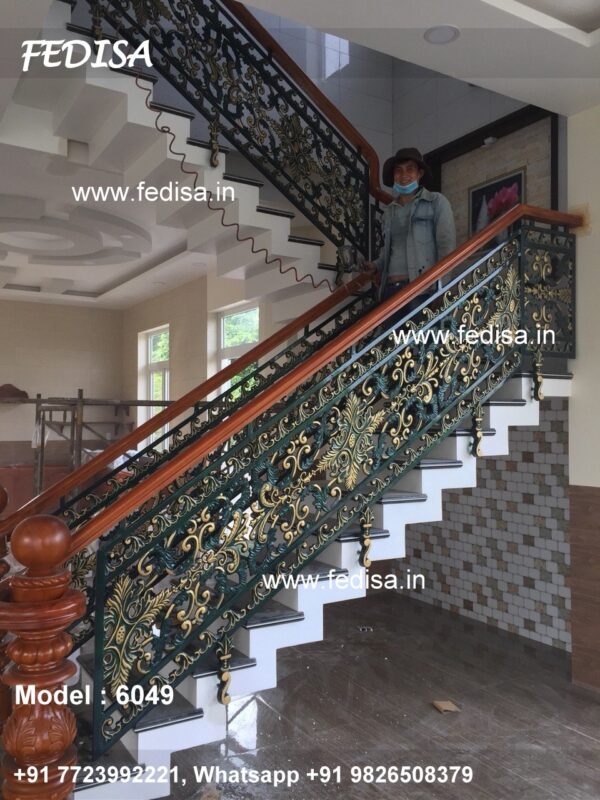 Luxury Classic Rustic Wood Stair Railing Steep Wooden Stairs Curved Wood Stair Railing