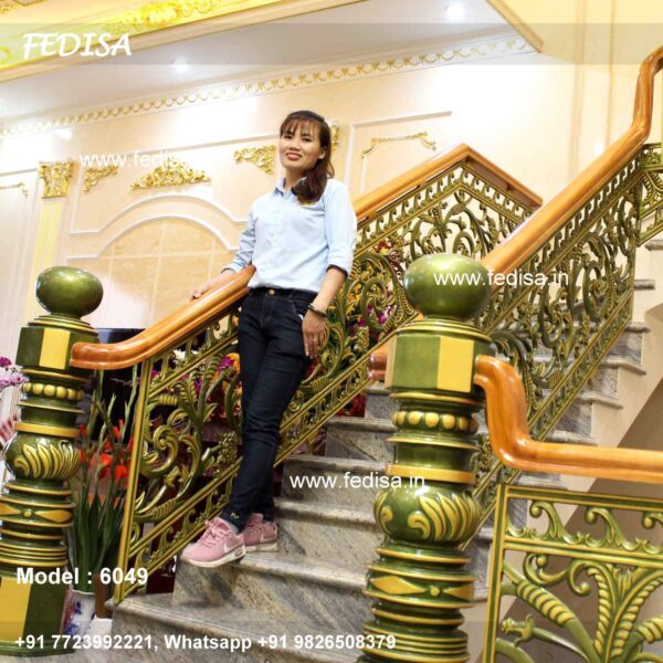 Luxury Classic Iron Staircase Iron Stair Railing Wrought Iron Stair Railing