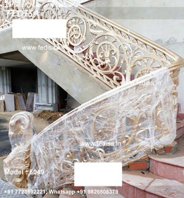 Luxury Classic Iron Shop Stairs Wrought Iron Stairs Indoor Used Stair Railings For Sale