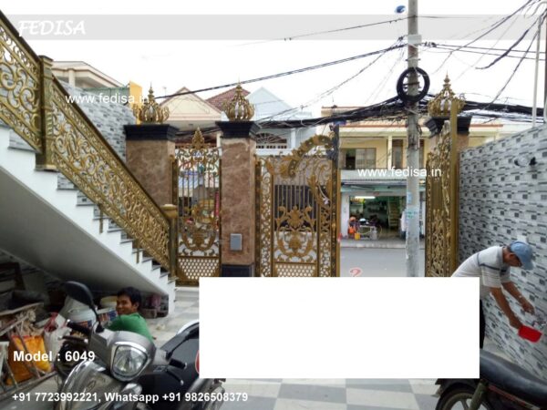 Luxury Classic Outdoor Metal Stair Steps Simple Iron Stair Railings Used Wrought Iron Stair Railing For Sale