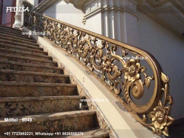 Luxury Classic Folded Steel Staircase Ss Steel Staircase Exterior Metal Staircase