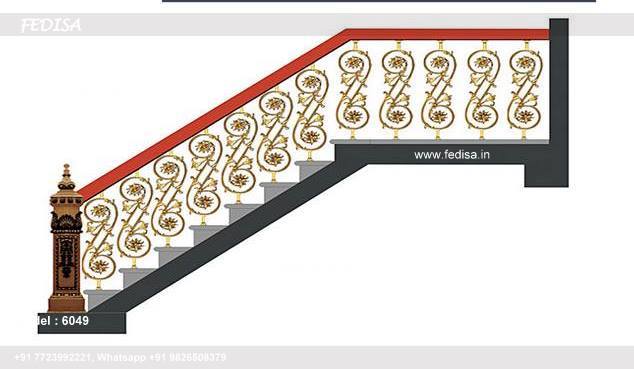 Luxury Classic Round Steel Stairs Metal Stair Frame Perforated Metal Stairs