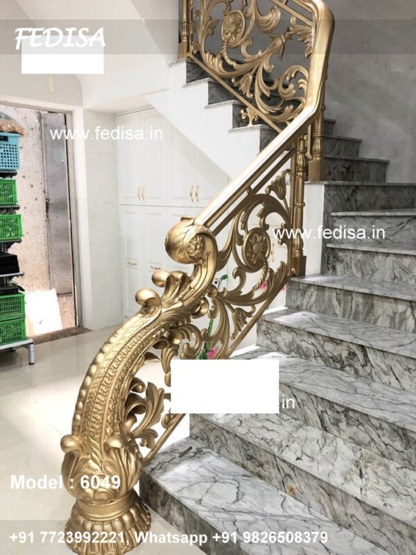 Luxury Classic Commercial Steel Stairs Metal Cable Stair Railing Revit Metal Stairs