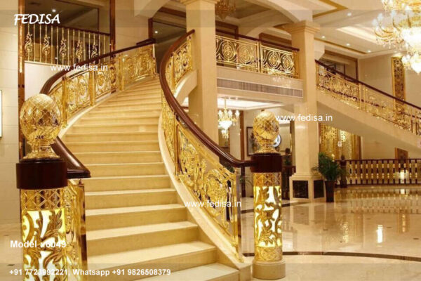 Luxury Classic Stainless Railings For Stairs Indoor Steel Stairs Staircase Wood And Steel
