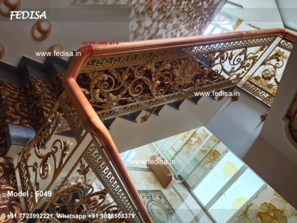Luxury Classic Wood Carving Staircase Repairing Wooden Stairs Ash Wood Stairs