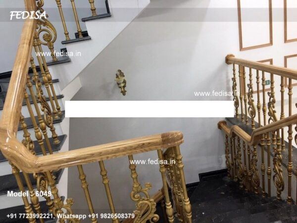 Luxury Classic Wood Metal Stair Railings Curved Wood Stair Railing Building A Spiral Staircase Wood