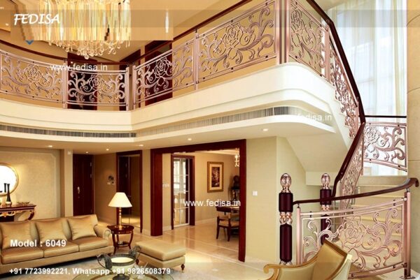 Luxury Classic Staircase Circle Wrought Iron Spiral Stairs Iron Spiral Stair