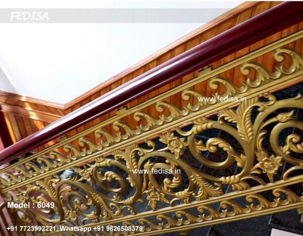 Luxury Classic Exterior Wrought Iron Stair Railings Wrought Iron Spiral Staircase Metal Stair Railing Indoor