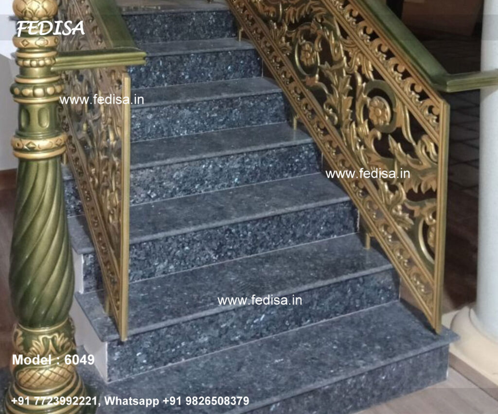 Luxury Classic Rustic Wrought Iron Stair Railings Iron Handrails For
