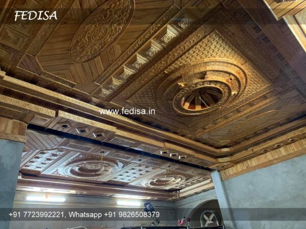 Wood Ceiling, Cnc Design Ceiling Coffee Shop Ceiling Design Color For Ceiling Design