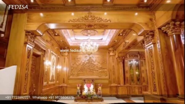 Wood Ceiling, Pop Design In Room Roof Pop Design Minus Plus Lobby Pop Design Molding