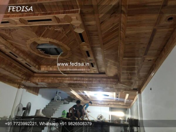 Wood Ceiling, Fan Pop Design Fan Pop Design Color Fancy Ceiling Design