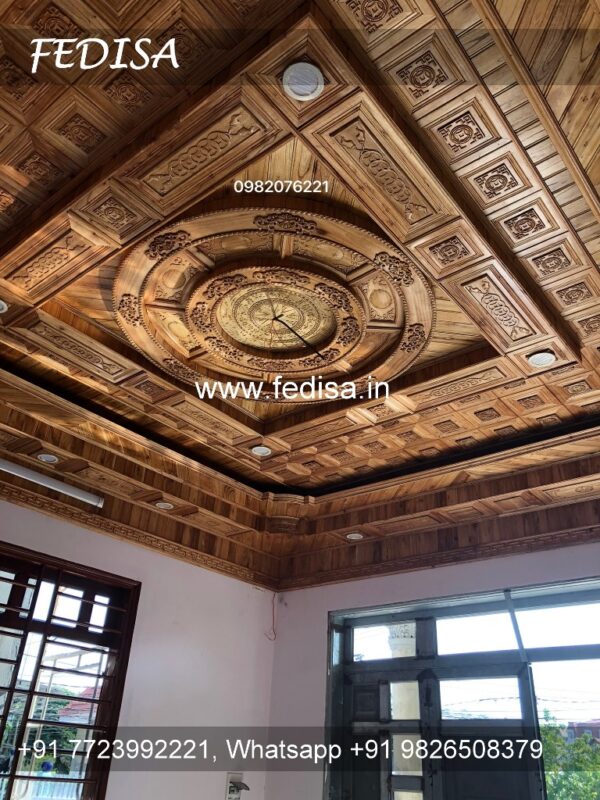 Wood Ceiling, Golden Ceiling Design Gray False Ceiling Grid Ceiling Design
