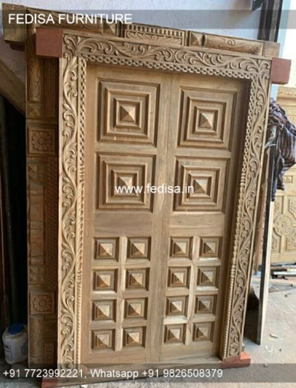 Jali Door Design 2091, Bedroom Door Design 2019 | Decorative Wooden Door Latest