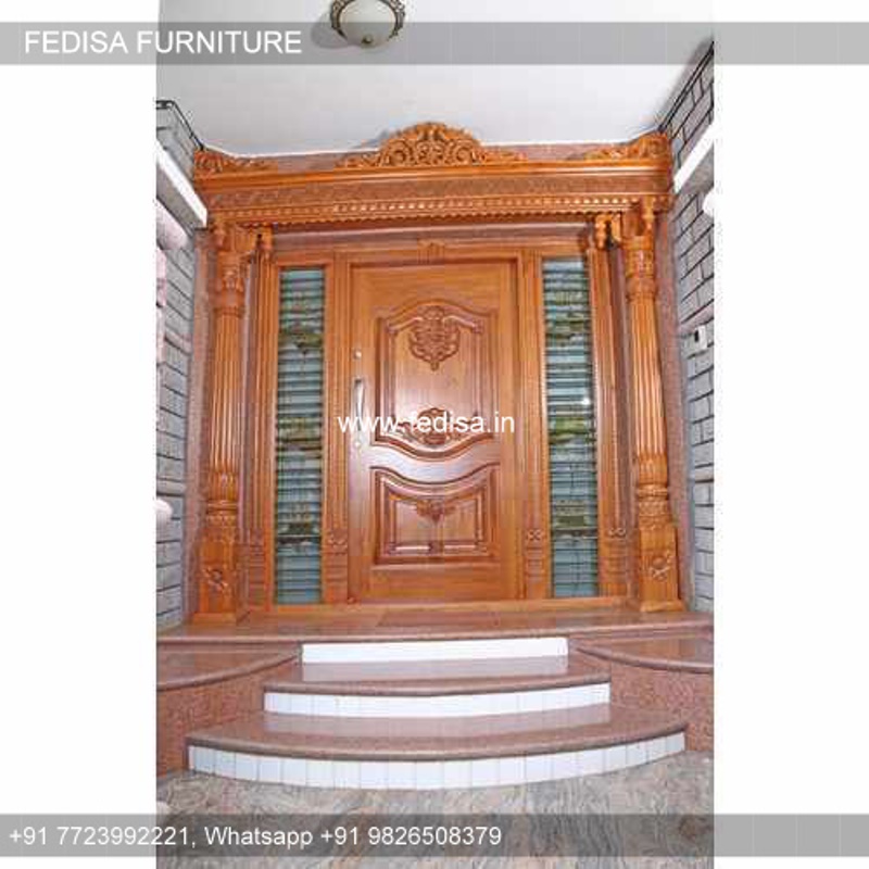 Jali Door Design 2094, Steel Chokhat Design | Decorative Wooden Door Latest