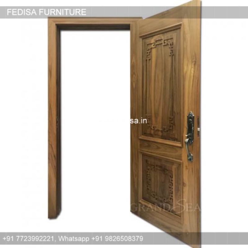 Door Grill Design 2110, 2 Palla Door Design | Decorative Wooden Door Latest