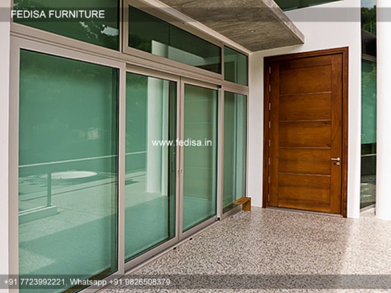 Bedroom Door Design 2124, Main Door With Glass Design | Decorative Wooden Door Latest