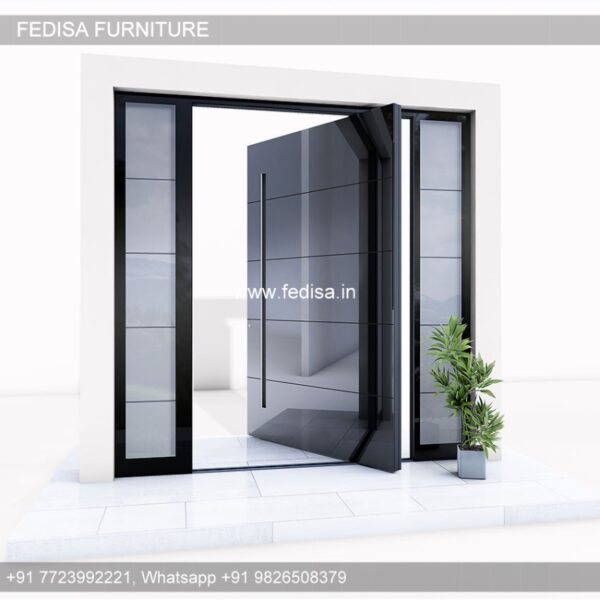 Bedroom Door Design 2146, Cafe Door Design | Decorative Wooden Door Latest