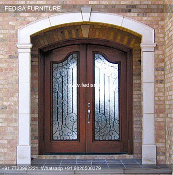 Bedroom Door Design 2159, Iron Room Door Design | Decorative Wooden Door Latest