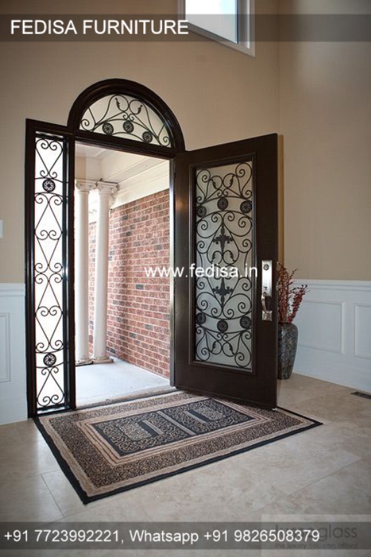 Door Grill Design 2159, Modern House Interior Doors | Decorative Wooden Door Latest