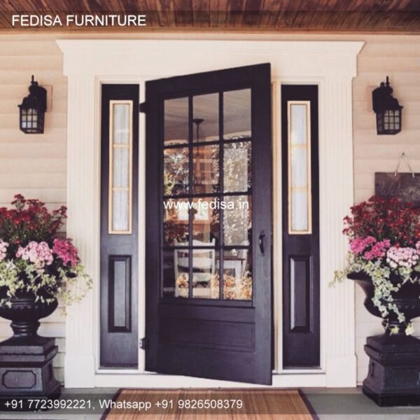 Main Door Grill Designs For Flats, Sliding Glass Door For Kitchen Entrance | Decorative Wooden Door Latest