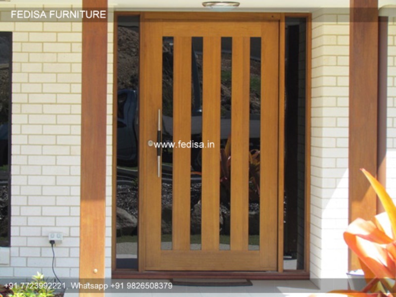 Best Door Designs For Home, Grey Modern Front Door | Decorative Wooden Door Latest