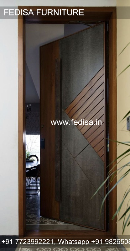 Main Door Grill Designs For Flats, Channel Door Design | Decorative Wooden Door Latest