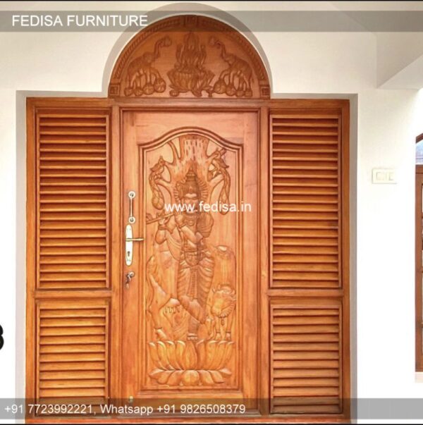 Darvaja Ka Design, Main Door Side Design | Decorative Wooden Door Latest