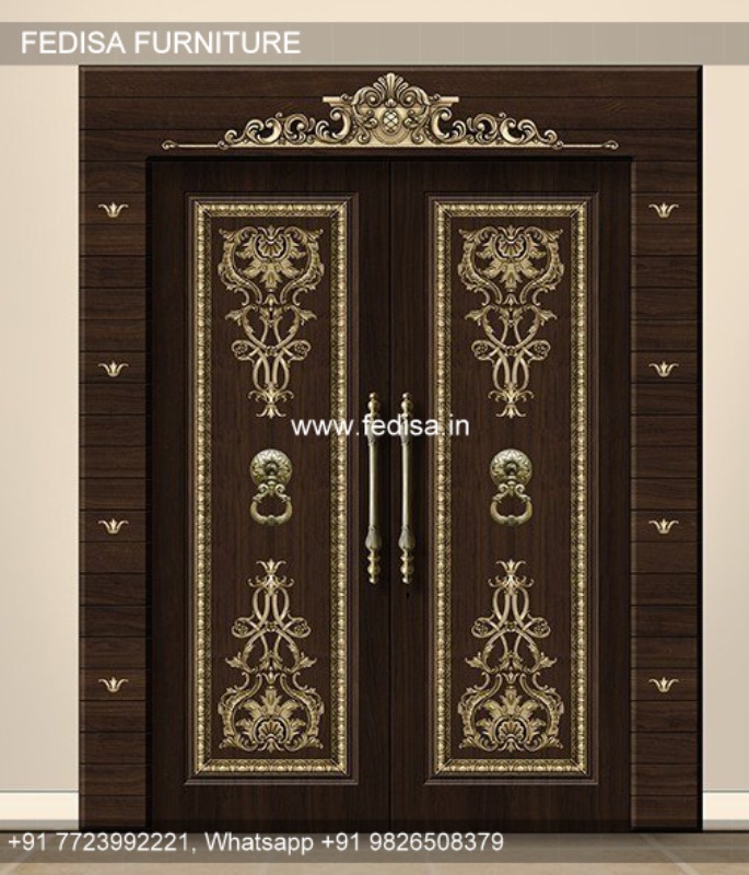 Main Door Grill Designs For Flats, Contemporary Front Door Designs | Decorative Wooden Door Latest