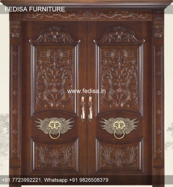 Modern Main Door Design, Main Door Brass Designs | Decorative Wooden Door Latest