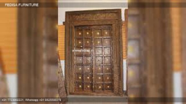 French Door Design, Double Flush Door Design | Decorative Wooden Door Latest