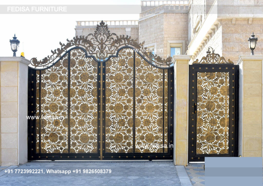 Lohe Ka Gate Modern House Main Gate Design Stile Gate Design Pipe