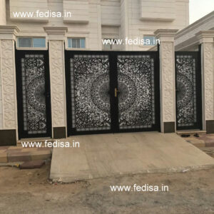 Iron Main Gate Design Catalogue India Modern Metal And Wood Fence Ghar Ka Gate Design Pipe Main Gate Design Main Gate Design