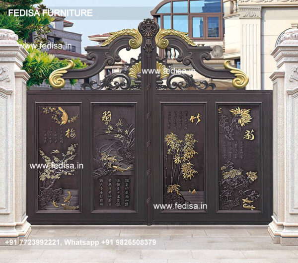 Modern Sliding Gate Design Modern Metal And Wood Fence Modern Fence And Gate Design Pipe Main Gate Design Main Gate Design