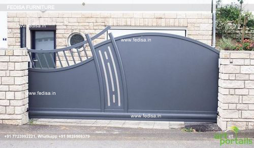 Single Door Steel Gate Design Modern Iron Fence Modern Metal Gate Plai Gate Design Iron Gate Design