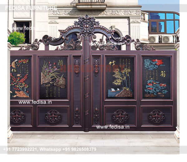 Gate Design Modern Iron Fence Designs Wooden Door Design Main Gate Pipe Gate Design Latest Main Gate Design