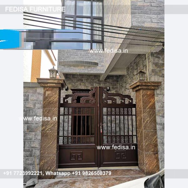 Home Boundary Wall Design With Gate Modern House With Gate Aluminium Ka Gate Pipe Wala Gate Design Gate Design