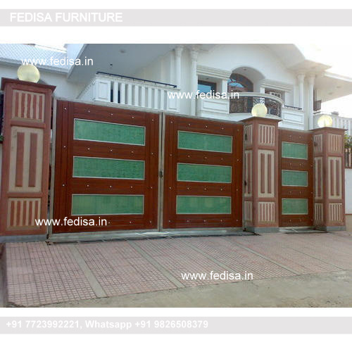 Lohe Ka Gate Modern House With Gate Big Gate Design Pipe Wala Gate Design Gate Design