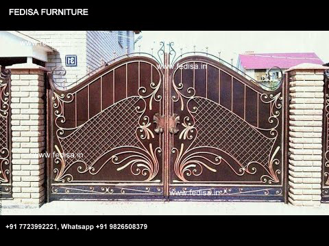 Modern Main Gate Pillar Design Modern Iron Fence Cnc Design Gate Plai Gate Design Iron Gate Design