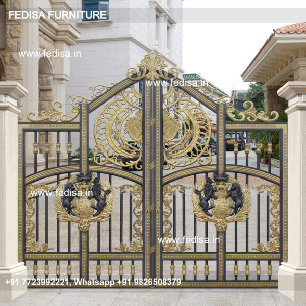 Single Door Steel Gate Design Modern Metal And Wood Fence Concrete Gate Design Pipe Main Gate Design Main Gate Design