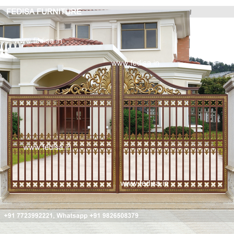 Modern Iron Gate Design Modern Iron Fence Entry Gate Design For House ...
