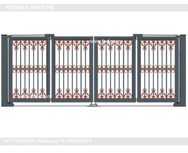 Compound Wall Gate Design Modern Iron Fence Flat Entrance Gate Design Plai Gate Design Iron Gate Design