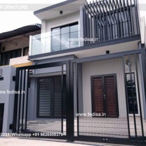 Main Gate Design 2020 Simple Modern Metal And Wood Fence Iron Sheet Gate Design Pipe Main Gate Design Main Gate Design