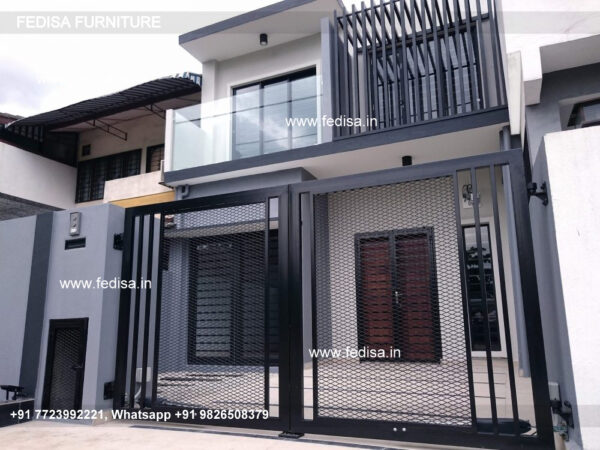 Main Gate Design 2020 Simple Modern Metal And Wood Fence Iron Sheet Gate Design Pipe Main Gate Design Main Gate Design