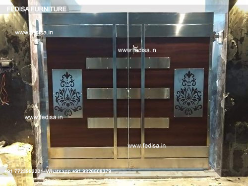 Wooden Main Gate Design Modern Metal And Wood Fence Lohe K Gate Design Pipe Main Gate Design Main Gate Design