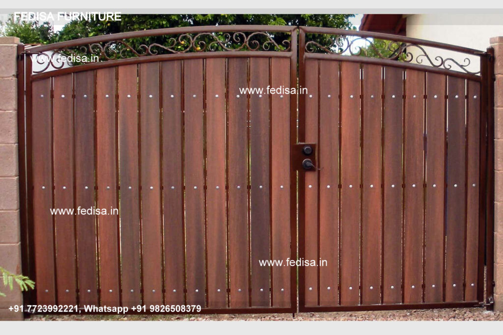 Boundary Wall Design With Grill Modern House With Gate Gate Ki Design